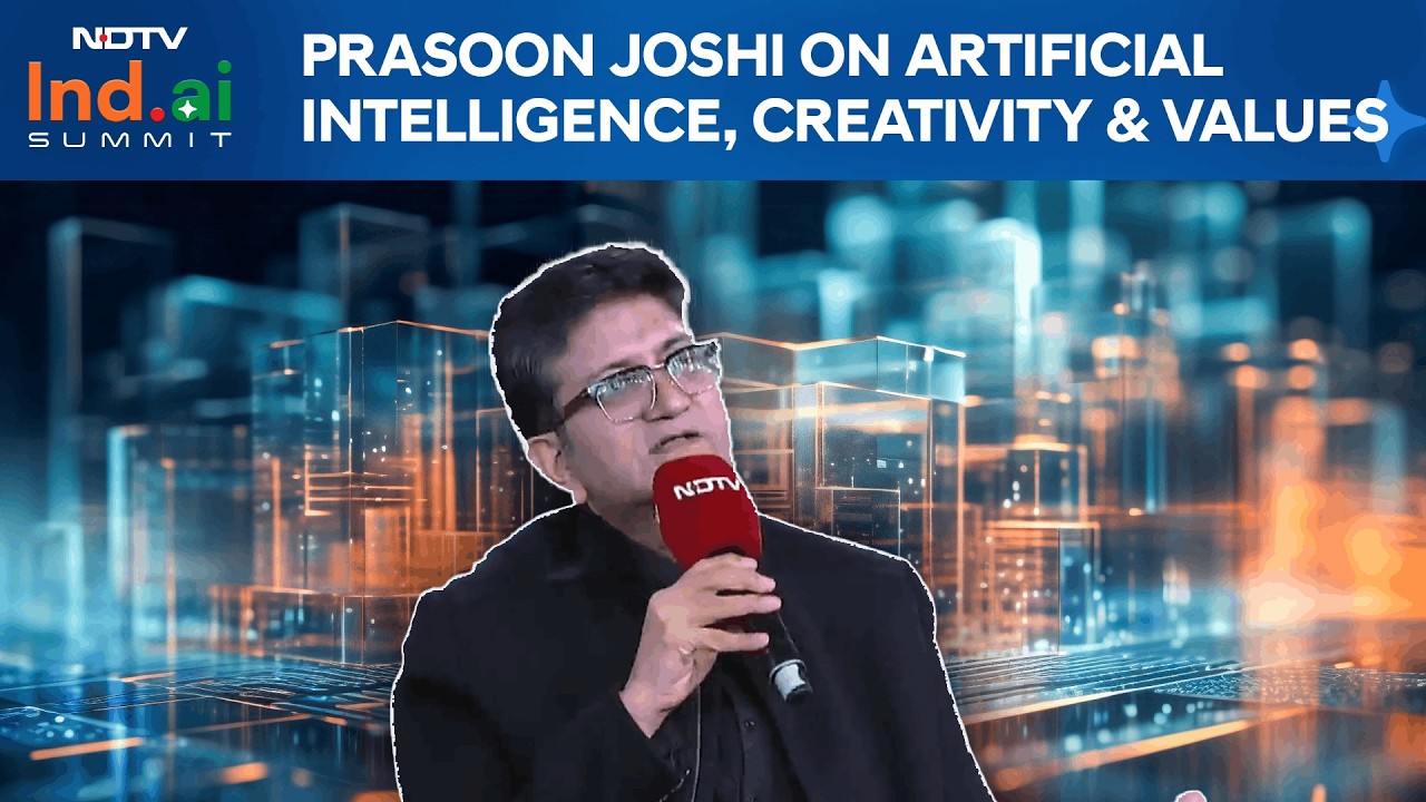 NDTV Ind.AI Summit | Will Human Art Become a Museum Piece? Prasoon Joshi on AI, Creativity & Values