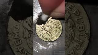 Coin Cleaning #2 : Guatemala 1 centavo