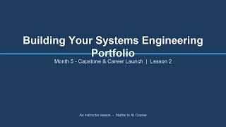 ht5 l02 building your systems engineering portfolio