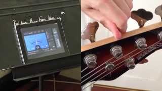 Tune StingRay 5 string bass with VITALtuner (best tuner app) screenshot 3