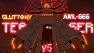 AML 666 Vs Sin of Gluttony | Minecraft Animation - Anomaly Foundation Vs Gun-Union