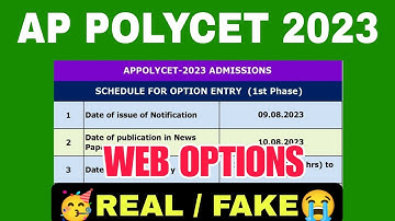 Polycet WEBOPTIONS Dates😡 Real/Fake 😭 || Polycet WebOptions latest Update💯