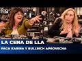 💥 ¡IMPRESENTABLE PATO! KARINA INVITÓ A CENAR SUSHI A BULLRICH Y TERMINÓ BORRACHA