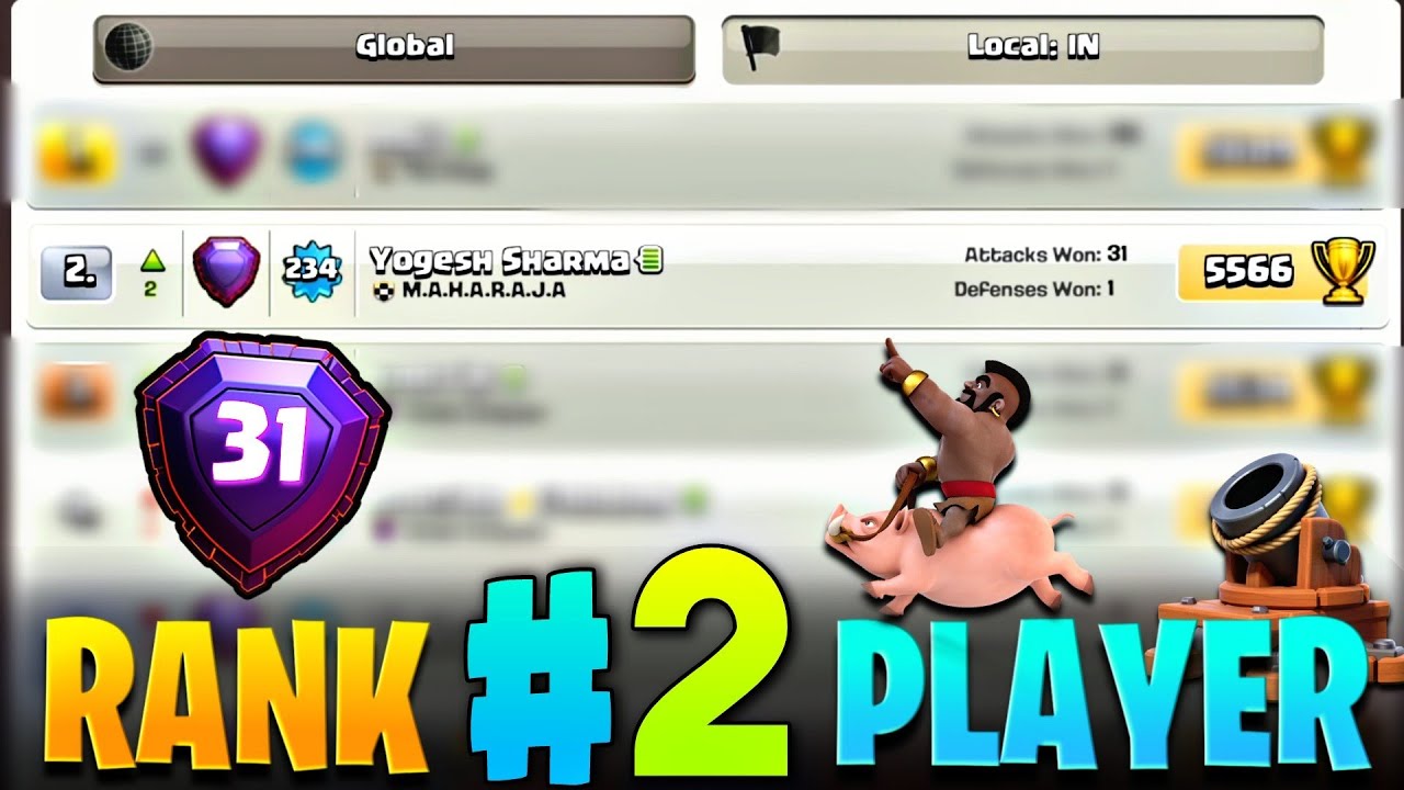 RANK #2 Player Player Is Dominating | Best Th15 Attack Strategy in 2023 ...