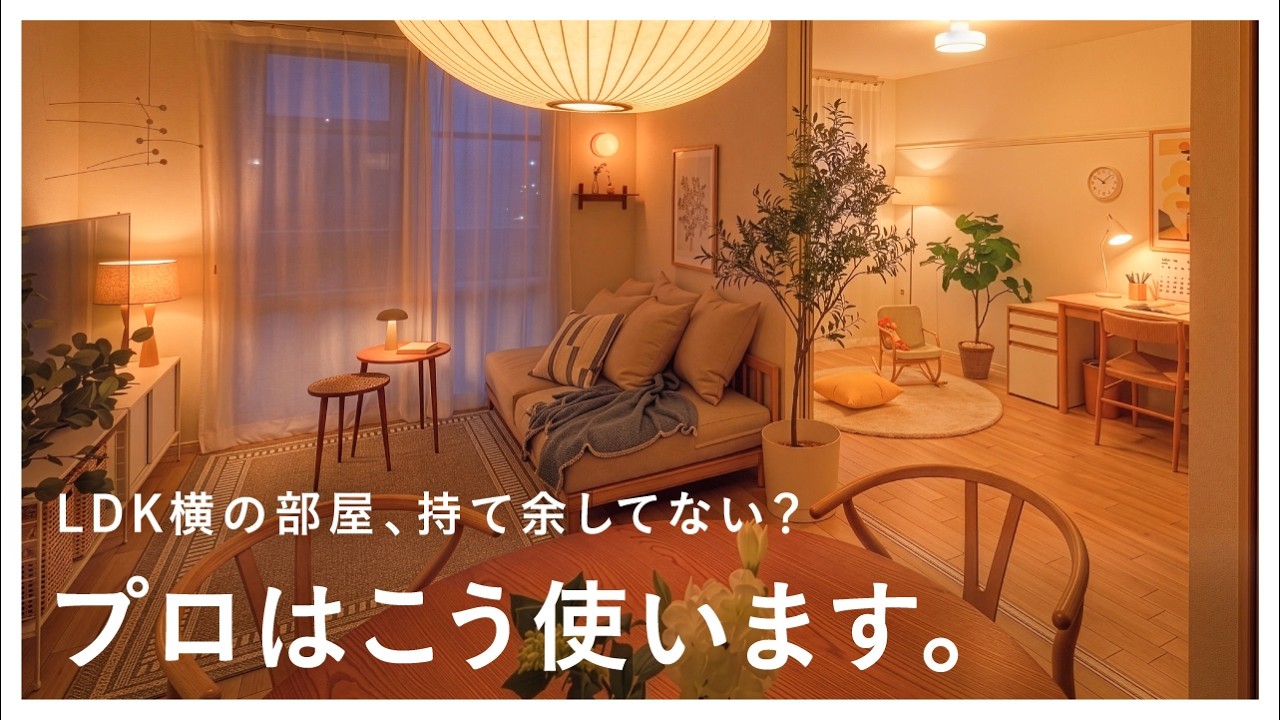 お部屋のインテリアに！！ 13畳LDK】空間を広げるプロのレイアウト術。「子育て家族3人」のお部屋