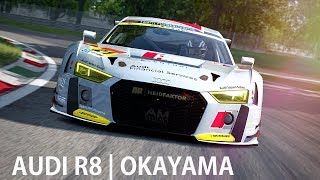 AUDI R8 RACE AT OKAYAMA CIRCUIT | ASSETTO CORSA