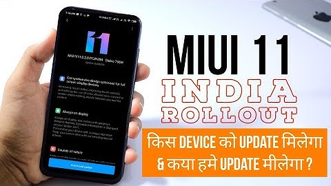 MiUi 11.0.2.0 INDIA STABLE UPDATE ROLLOUT START | LIST OF DEVICE GETTING MIUI 11 UPDATE