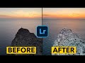 How to edit sunrise and sunset photos for beginners  lightroom tutorial