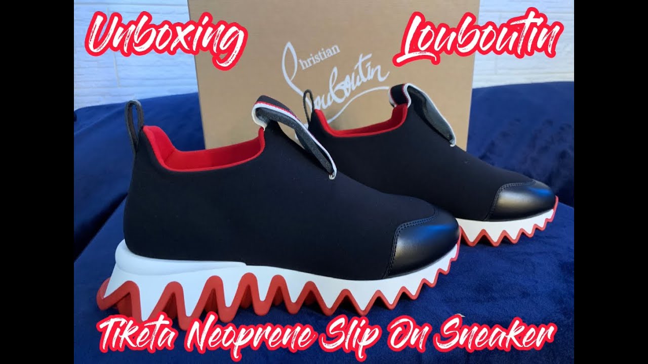 Christian Louboutin, Tiketa Run neoprene sneakers