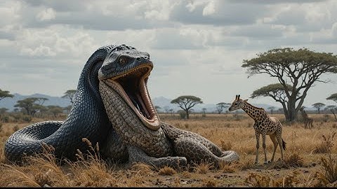 Courageous Rescue Team Fight Giant Python to Save Innocent Giraffe 🦒