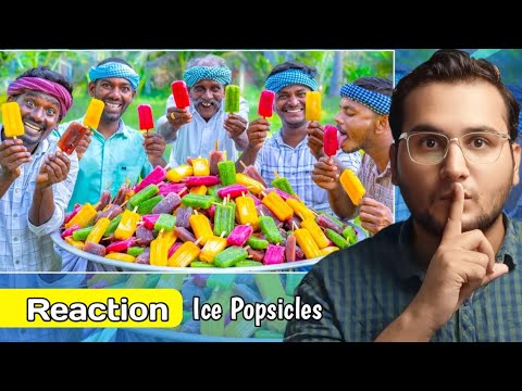 Kuchi Ice | Fruit Popsicles | Healthy Homemade Colorful Popsicle Making in Village | Stick Ice Cream