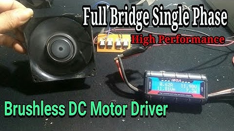 (trial update) Full bridge single phase Brushless DC motor driver.