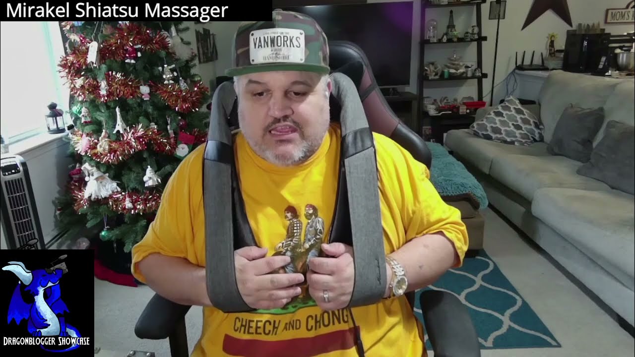 Showcasing Mirakel Shiatsu Massager with Heat