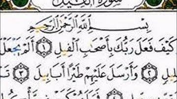 سورة الفيل   مشاري بن راشد العفاسي