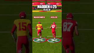 Patrick Mahomes vs. Travis Kelce Race | Madden 25 PS5