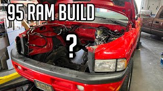 The 1995 Dodge Ram build starts! Its not a Hellcat swap.....