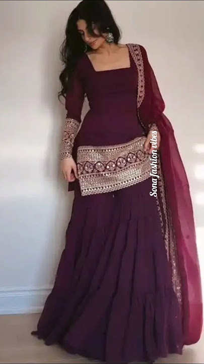 2025 stylish sharara suit designs #dressdesign #partydresses #sharara