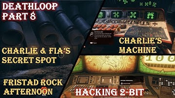 DEATHLOOP PS5 - Full Gameplay Walkthrough Part 8 - Fristad Rock (afternoon) Secrets & Charlie