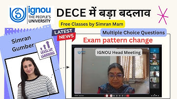 DECE New Exam MCQs IGNOU 2025 Level Up Learning Simran Gumber