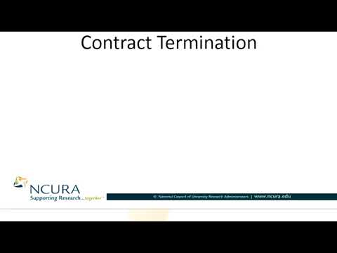 Contract Termination: Termination for Convenience