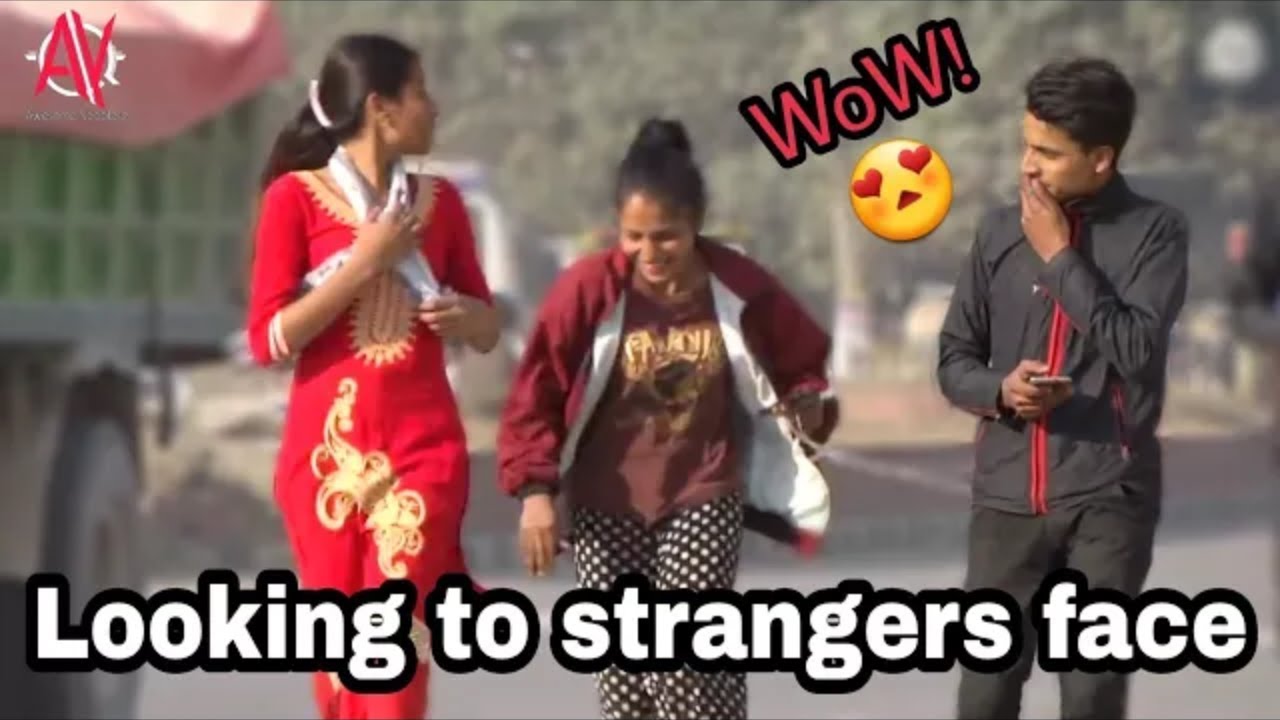 Nepali prank Looking to stranger face funny reactions|Awesome nepalese| 2018