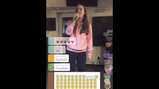 Саша Спилберг поёт в Periscope   LIVE! Amy Winehouse   Take The Box