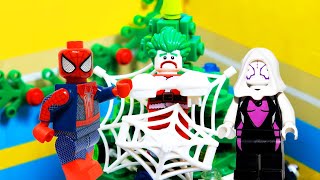 Lego Superhero Joker Captured By SPIDERMAN