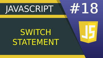 switch Statement - #18 JavaScript tutorial for Beginners