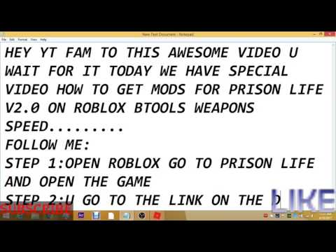 Roblox Prison Life Hack Btools