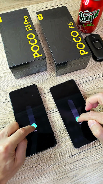 Poco F6 Pro vs Poco F6 test