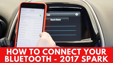 2017 Chevrolet Spark: How to Connect Bluetooth