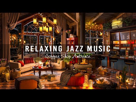 Warm Jazz Music to Studying, Unwind ☕ Cozy Coffee Shop Ambience ~ Relaxing Jazz Instrumental Music