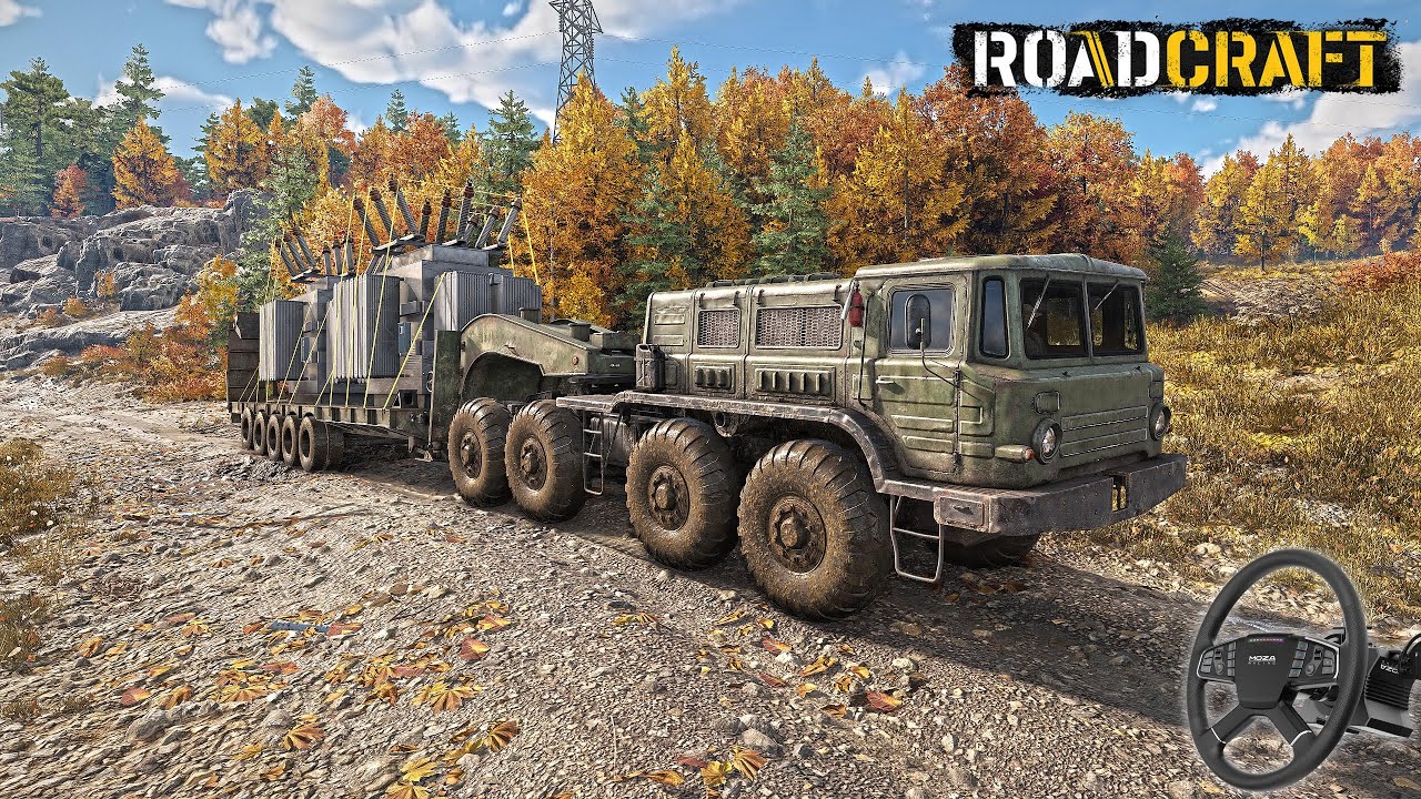 RoadCraft - Üretim Tesislerindeki Trafoları Zorlu Yolları Aşıp Güç Kaynağı Alt İstasyonuna Taşıyoruz