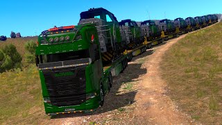 TREN DE CARRETERA CON 5 REMOLQUES/ ROAD TRAIN EURO TRUCK SIMULADOR 2