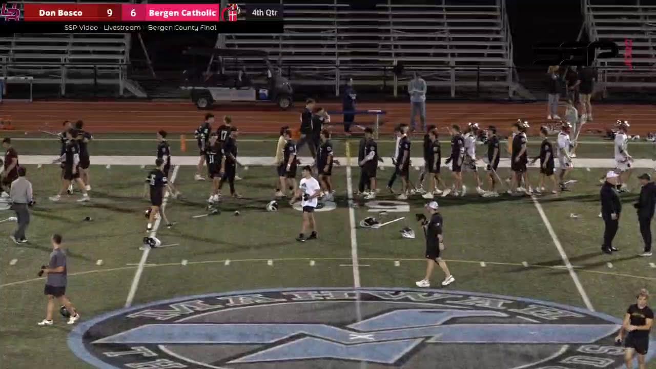 SSP VIDEO Livestream | Don Bosco vs. Bergen Catholic Lacrosse - Bergen County Tournament Final