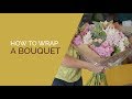 How to gift wrap a bouquet