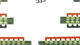 Electrical Screw Terminal Block Dual Row Strip Fixed Wiring Board Wire Connectors 600V 15A Box Conne