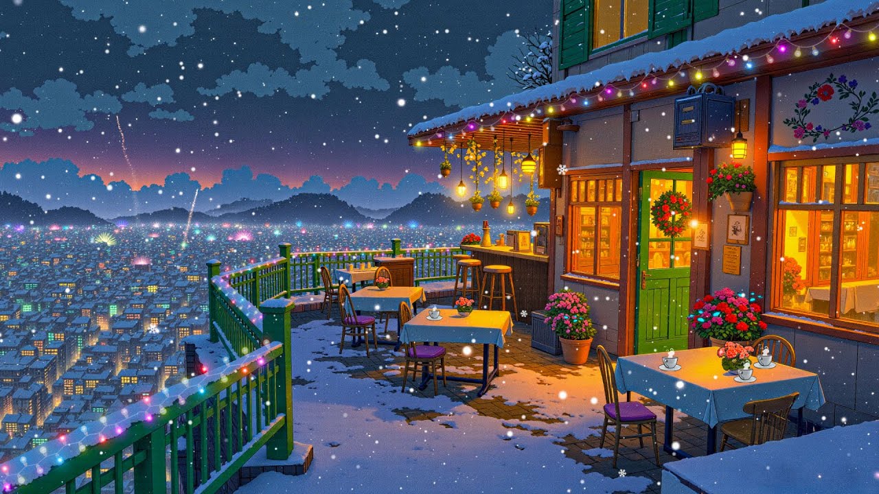 ⁣January Is Coming ✨❄️ Happy New Year Vibes 🎉 to Relax / Sleep 🌙 with Lofi Coffee ~ Lo-fi Chill Music