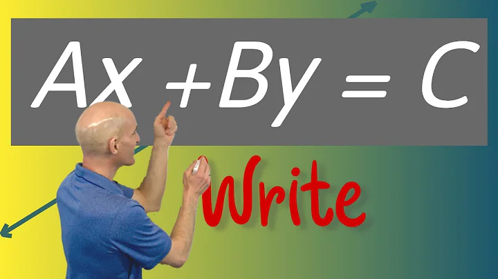 How to Write a Line in Standard Form