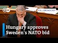 DW News from February 24: Hungary approves Sweden&#39;s bid to join NATO | Full Broadcast