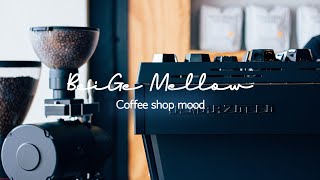 Soft cafe piano music in a modern coffee shop