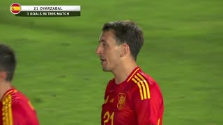 Tres tantos de Mikel Oyarzabal Goles, España vs Andorra (5-0), Goles/Resumen ampliado-2024..