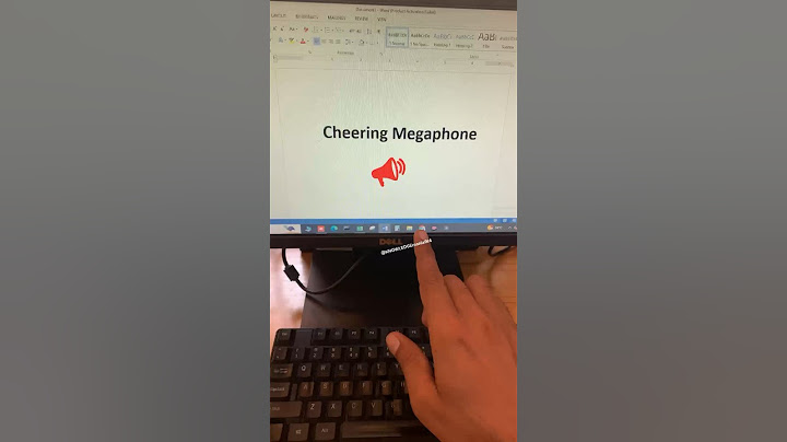 📣 Cheering Megaphone Shortcut Key #computer ##short #msword