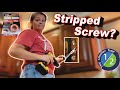 DAP How to fix a STRIPPED SCREW IN CABINET DOOR