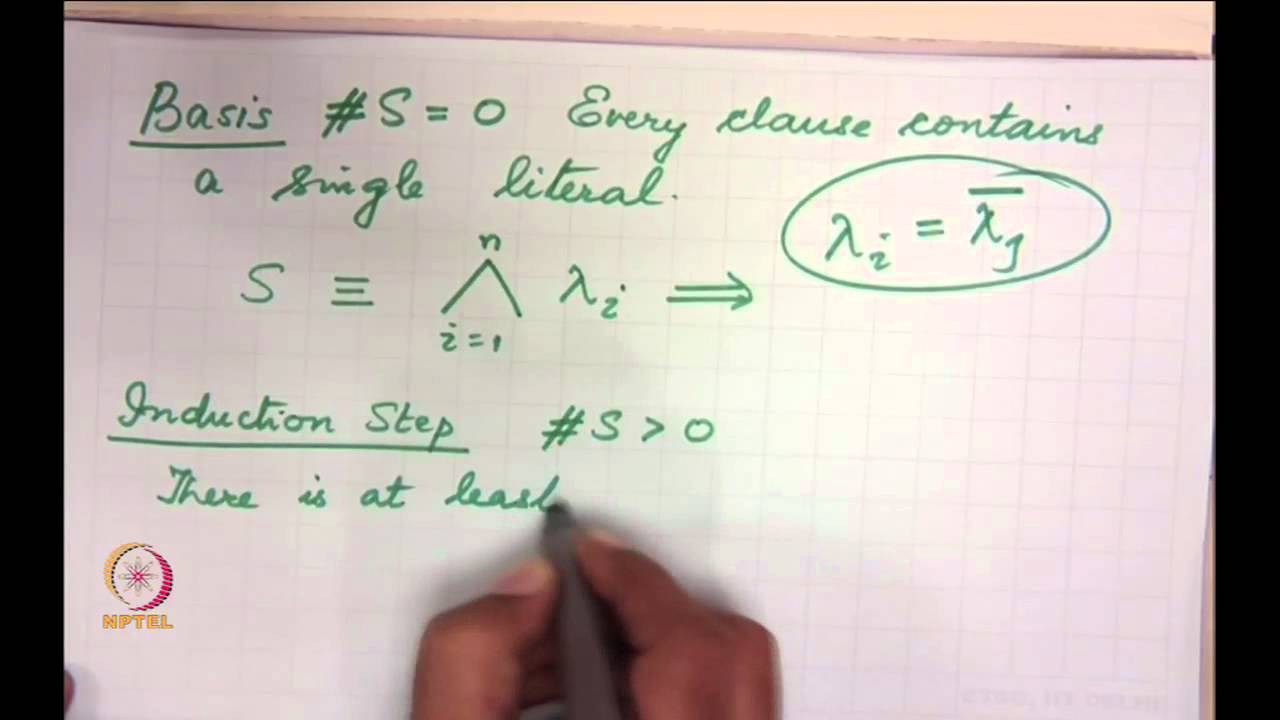 Mod-01 Lec-31 Resolution : Soundness and Completeness