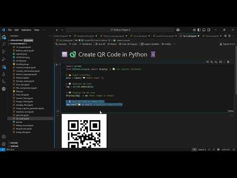 Generate Your Own QR Code Using Python 🔥