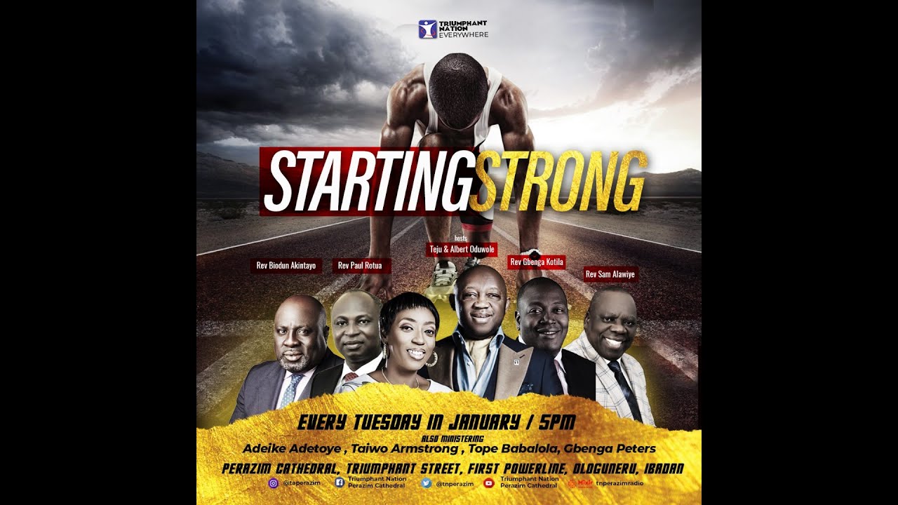 STARTING STRONG 2024 WEEK 3 ISOMAL 16TH JAN 2024 YouTube