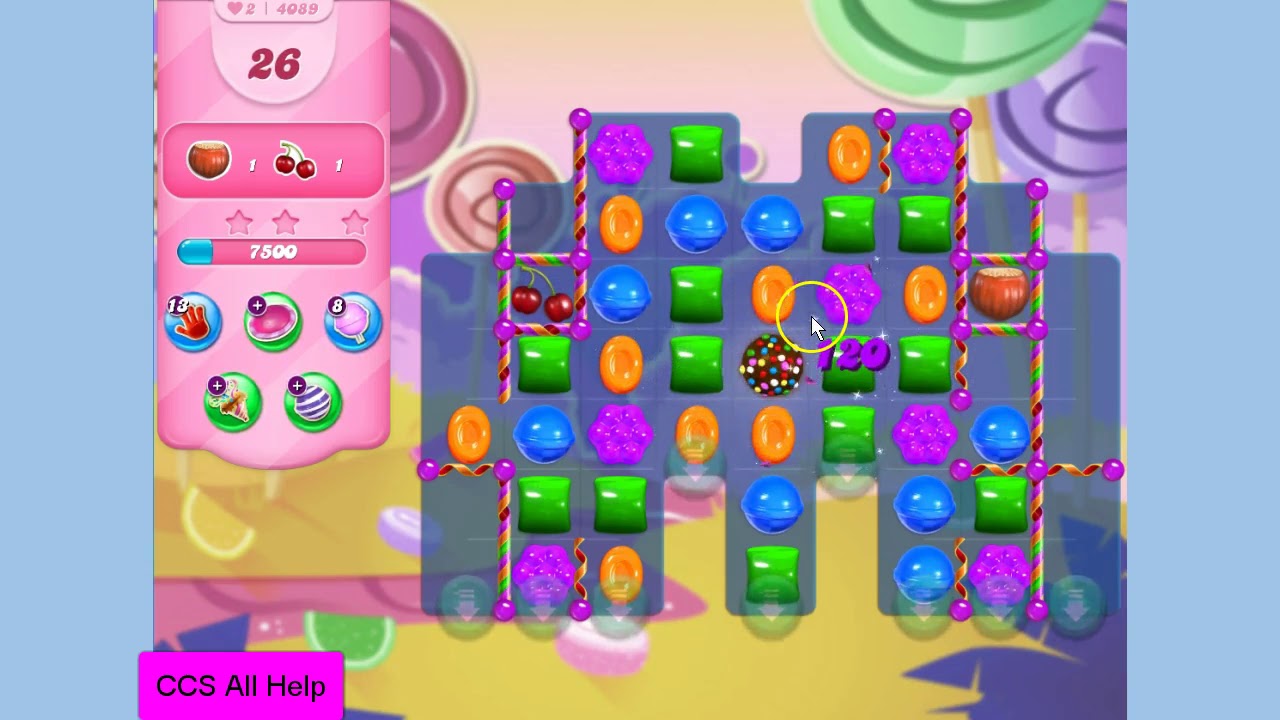 Candy Crush Saga Level 4089 NO BOOSTERS Cookie