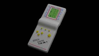 Brick Game Consolle (Tetris) / 3ds max screenshot 2