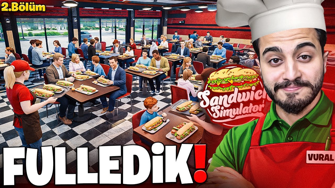 SANDVİÇ DÜKKANIMIZI BÜYÜTTÜK! ÇEŞİT ÇEŞİT SANDVİÇ YAPIYORUZ! Sandvich Simülatör #2